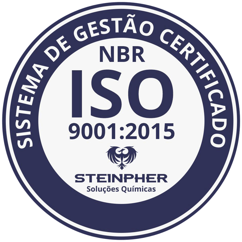 Selo ISO9001 - Certificados e licenças - - Steinpher Soluções Químicas
